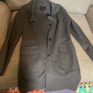 Gray coat
